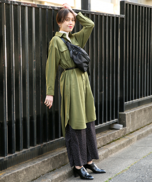 LOWRYS FARM（ローリーズファーム）の「ドットハイウエストパンツ　824893（その他パンツ・レディース・アイボリー/ブラック・FREE）」の11枚目の写真