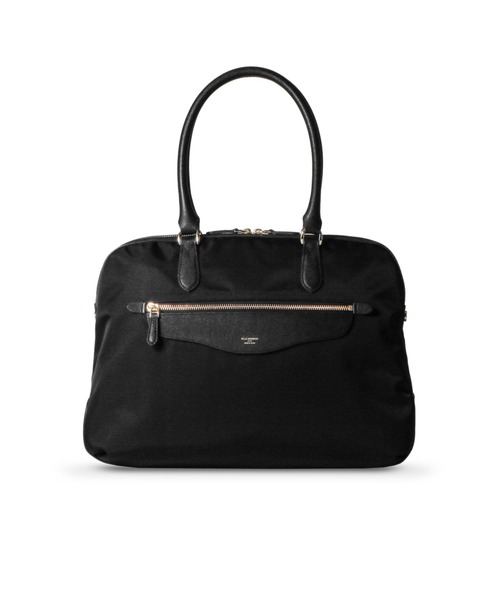 PELLE MORBIDA（ペッレモルビダ）の「VEＬA（ヴェーラ）ナイロンショルダーバッグ（ビジネスバッグ・レディース・ブラック/ベージュ/ネイビー・FREE）」の2枚目の写真