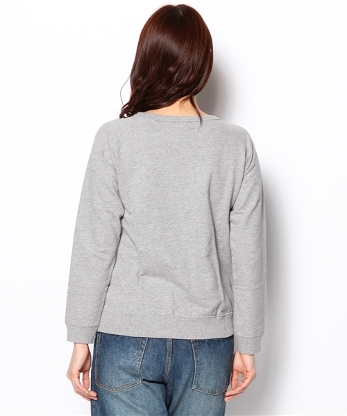 BEAMS BOY(ビームスボーイ)の「○BEAMS BOY / ミニ 裏毛 前V クルーネック(スウェット・レディース・ホワイト/グレー/ピンク・ONE SIZE)」の6枚目の写真