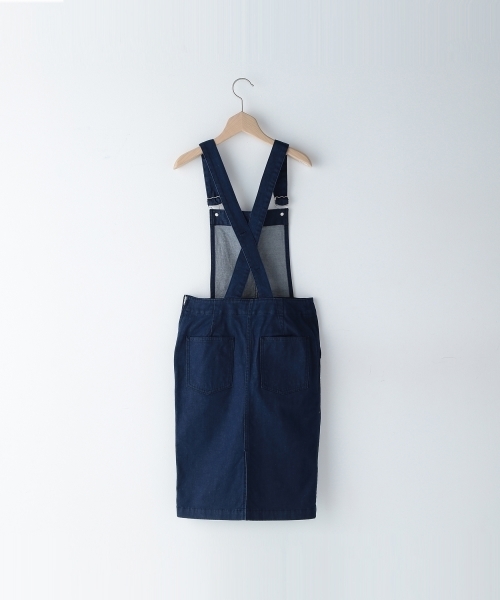 BEAUTY&YOUTH UNITED ARROWS(ビューティーアンドユースユナイテッドアローズ)の「<steven alan> COTTON SALOPETTE/サロペット(サロペット/オーバーオール・レディース・ブラック/ネイビー/ホワイト・MEDIUM/SMALL)」の7枚目の写真