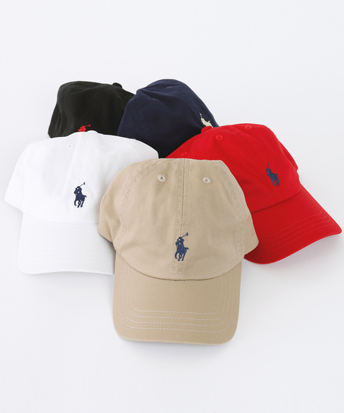 POLO RALPH LAUREN(ポロ ラルフ ローレン)の「ポロ ラルフローレン キャップ ストラップバック POLO RALPH LAUREN Cotton Classic Hat(キャップ・メンズ・ホワイト/ブラック/カーキ/ネイビー/レッド・FREE)」の7枚目の写真
