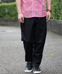 ワイド テーパード バギー テーパード デニムパンツ (10oz DENIM)