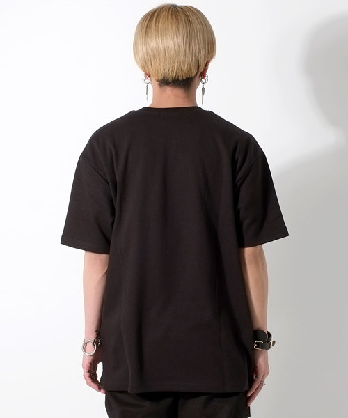 A'GEM9(エージェムナイン)の「フロントフォト半袖カットソー/Tシャツ(Tシャツ/カットソー・メンズ・ホワイト/ブラック・FREE)」の10枚目の写真