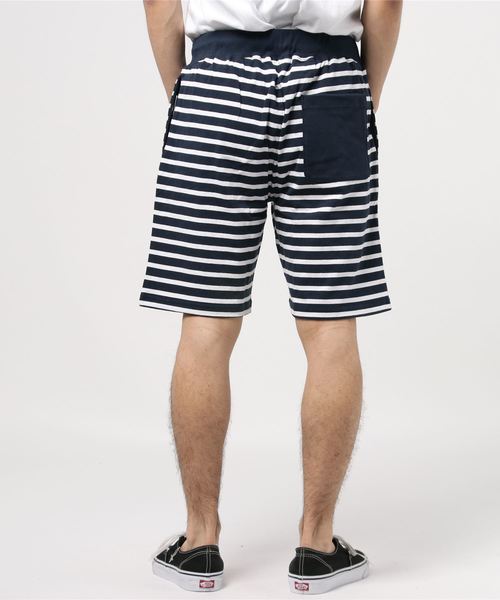 Champion（チャンピオン）の「Champion/チャンピオン カットソー ボーダー ショートパンツ/ ハーフパンツ/ ショーツ/ルームウェア/ワンマイルウェア（その他パンツ・メンズ・ブラック/ネイビー/グレー/ホワイト・M/XL/L）」の6枚目の写真