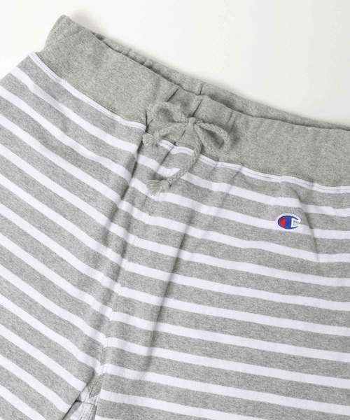 Champion（チャンピオン）の「Champion/チャンピオン カットソー ボーダー ショートパンツ/ ハーフパンツ/ ショーツ/ルームウェア/ワンマイルウェア（その他パンツ・メンズ・ブラック/ネイビー/グレー/ホワイト・M/XL/L）」の7枚目の写真