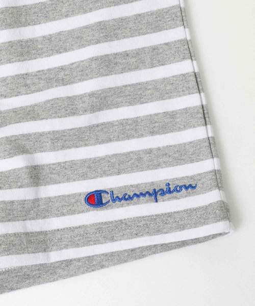 Champion（チャンピオン）の「Champion/チャンピオン カットソー ボーダー ショートパンツ/ ハーフパンツ/ ショーツ/ルームウェア/ワンマイルウェア（その他パンツ・メンズ・ブラック/ネイビー/グレー/ホワイト・M/XL/L）」の9枚目の写真