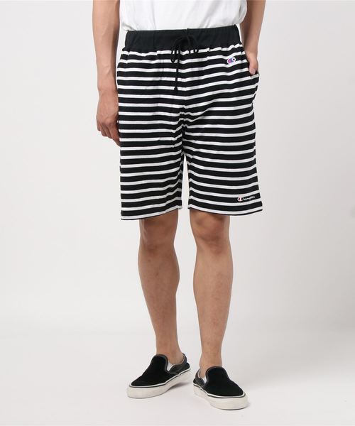 Champion（チャンピオン）の「Champion/チャンピオン カットソー ボーダー ショートパンツ/ ハーフパンツ/ ショーツ/ルームウェア/ワンマイルウェア（その他パンツ・メンズ・ブラック/ネイビー/グレー/ホワイト・M/XL/L）」の14枚目の写真