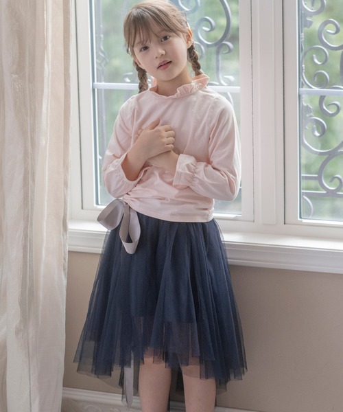Catherine Cottage(キャサリンコテージ)の「フィッシュテールチュールスカート(スカート・キッズ・ネイビー/グレー・S/M/L)」の12枚目の写真
