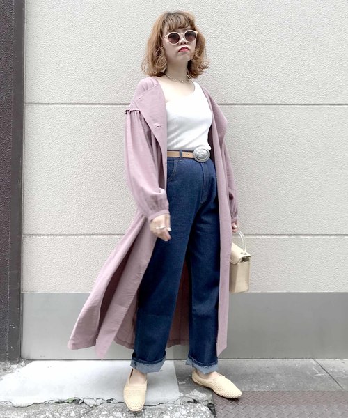 archives(アルシーヴ)の「2way袖ギャザーワンピース(ワンピース・レディース・ブラック/ベージュ/ピンク・MEDIUM)」の17枚目の写真