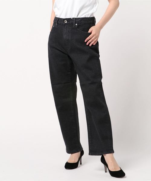 Te chichi(テチチ)の「ストレートデニム(デニムパンツ)」|ブラック