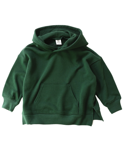 devirock（デビロック）の「スウェットワイドシルエット長袖プルパーカー（パーカー・キッズ・スミクロ/杢グレー/ブルー系その他/グリーン系その他/ダークオリーブ/バイオレット/パープル系その他/ブラウン/ライトブラウン/オレンジ系その他・100cm/110cm/120cm/130cm/140cm/150cm/160cm）」の19枚目の写真