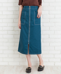 Libby&Rose | 配色ステッチナロースカート(スカート)