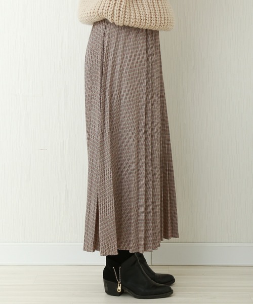 n'ee-ne（ネーネ）の「カラーチドリプリーツスカート（スカート・レディース・ブラウン/ベージュ/レッド・FREE）」の20枚目の写真