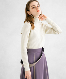 UNITED TOKYO | ラメワイドリブタートルネックニット(ニット/セーター)