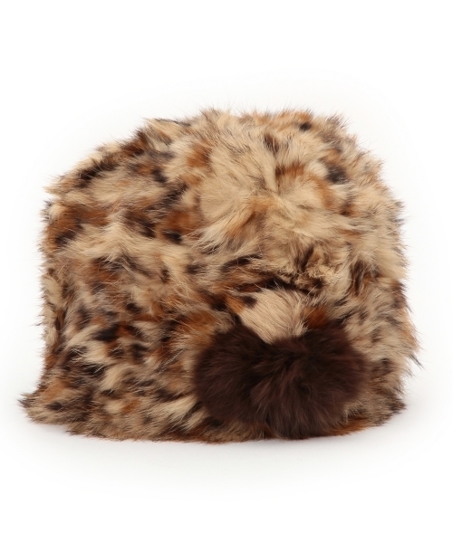 Ray BEAMS(レイビームス)の「Casselini five avenue / ラビットボールCAP(ニットキャップ/ビーニー・レディース・ライトグレー/ベージュ/その他1・ONE SIZE)」の18枚目の写真