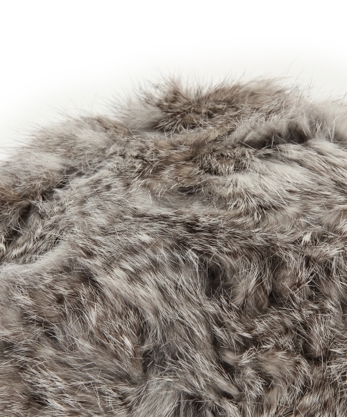 Ray BEAMS(レイビームス)の「Casselini five avenue / ラビットボールCAP(ニットキャップ/ビーニー・レディース・ライトグレー/ベージュ/その他1・ONE SIZE)」の20枚目の写真