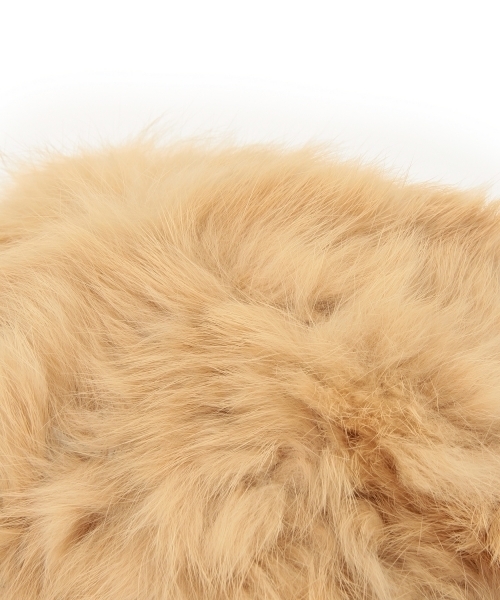 Ray BEAMS(レイビームス)の「Casselini five avenue / ラビットボールCAP(ニットキャップ/ビーニー・レディース・ライトグレー/ベージュ/その他1・ONE SIZE)」の12枚目の写真