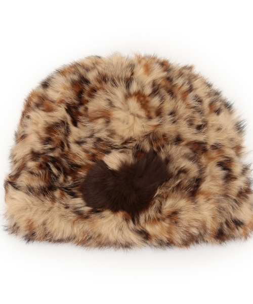 Ray BEAMS(レイビームス)の「Casselini five avenue / ラビットボールCAP(ニットキャップ/ビーニー・レディース・ライトグレー/ベージュ/その他1・ONE SIZE)」の15枚目の写真