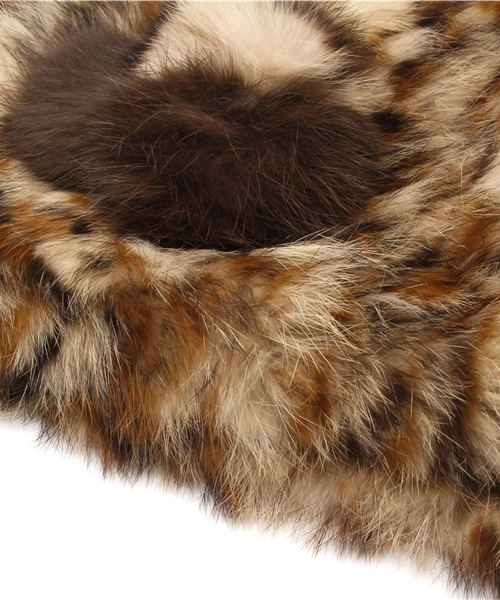 Ray BEAMS(レイビームス)の「Casselini five avenue / ラビットボールCAP(ニットキャップ/ビーニー・レディース・ライトグレー/ベージュ/その他1・ONE SIZE)」の5枚目の写真