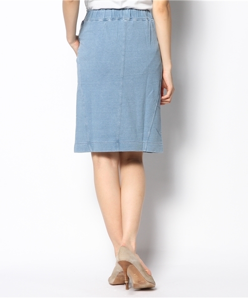 ROSE BUD（ローズバッド）の「LCTB-14142 STRAIGHT SKIRT（スカート・レディース・ライトブルー/インディゴブルー・ONE SIZE）」の7枚目の写真