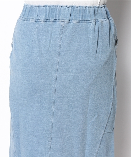 ROSE BUD（ローズバッド）の「LCTB-14142 STRAIGHT SKIRT（スカート・レディース・ライトブルー/インディゴブルー・ONE SIZE）」の5枚目の写真