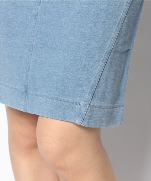 ROSE BUD（ローズバッド）の「LCTB-14142 STRAIGHT SKIRT（スカート・レディース・ライトブルー/インディゴブルー・ONE SIZE）」の9枚目の写真