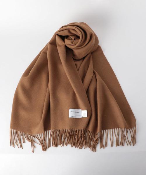 THE INOUE BROTHERS（ザイノウエブラザーズ）の「＜The Inoue Brothers（イノウエ ブラザーズ）＞BRUSHED ストール（ストール/ショール・レディース・ベージュ/ロイヤルブルー/オレンジ・FREE）」の7枚目の写真