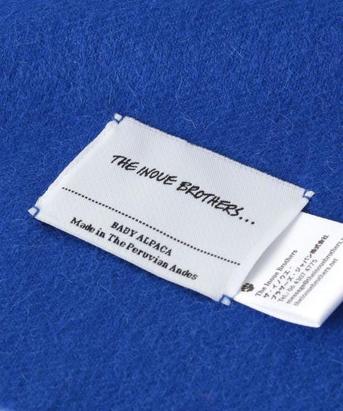 THE INOUE BROTHERS（ザイノウエブラザーズ）の「＜The Inoue Brothers（イノウエ ブラザーズ）＞BRUSHED ストール（ストール/ショール・レディース・ベージュ/ロイヤルブルー/オレンジ・FREE）」の4枚目の写真
