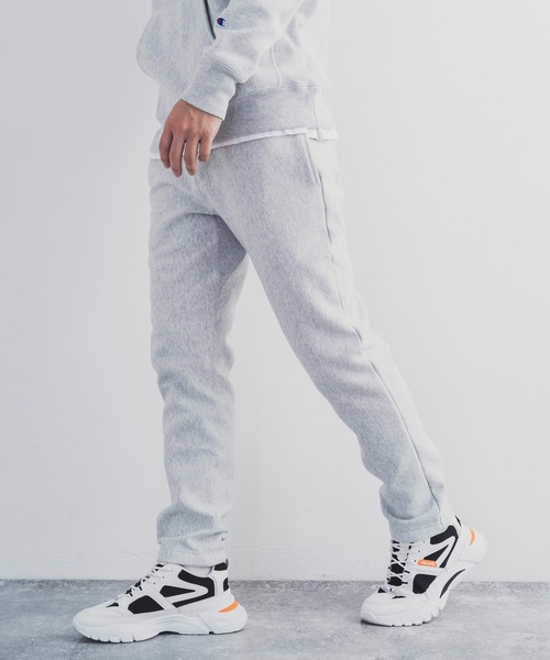 Champion(チャンピオン)の「Champion チャンピオン オーバーサイズ リバースウィーブ ストームシェル スウェットパンツ Reverse Weave Stormshell Sweats Pants C3-L204(スウェットパンツ・メンズ・ブラック/グレー/ネイビー・M/L/XL)」の19枚目の写真