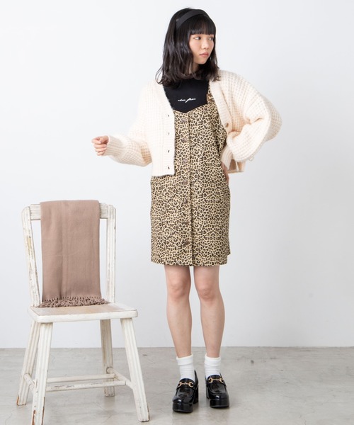 WEGO（ウィゴー）の「WEGO/アンゴラタッチショートカーディガン（カーディガン/ボレロ・レディース・サックスブルー/アイボリー・FREE）」の21枚目の写真