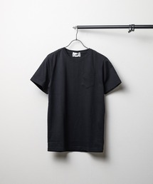 /無地半袖ポケット付きクルーネックTシャツ/