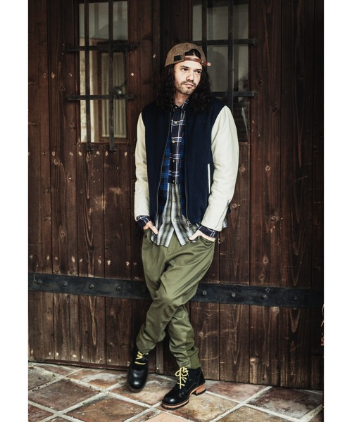 glamb(グラム)の「Multi check shirt / マルチチェックシャツ(シャツ/ブラウス・メンズ・レッド/ブルー・S/M/L)」の18枚目の写真