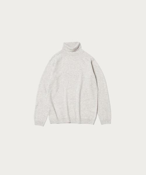 BEAUTY&YOUTH UNITED ARROWS(ビューティーアンドユースユナイテッドアローズ)の「BY WEIS カシミヤ タートルネック ニット(ニット/セーター・メンズ・ライトグレー/ブラック/ホワイト・M/S/XL/L)」の3枚目の写真