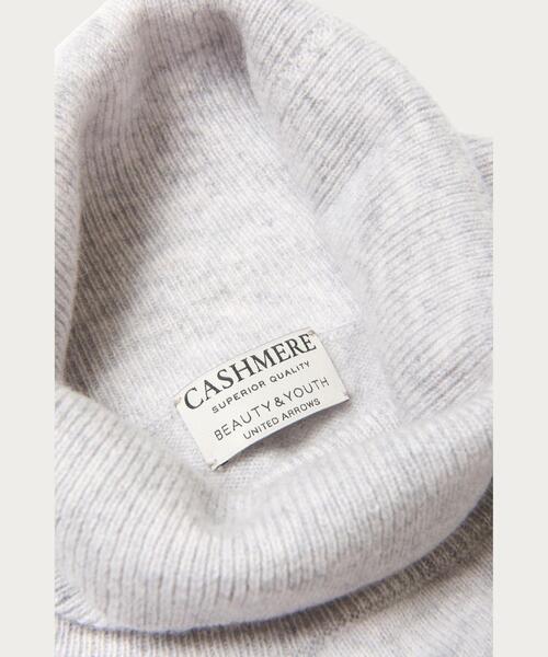 BEAUTY&YOUTH UNITED ARROWS(ビューティーアンドユースユナイテッドアローズ)の「BY WEIS カシミヤ タートルネック ニット(ニット/セーター・メンズ・ライトグレー/ブラック/ホワイト・M/S/XL/L)」の7枚目の写真