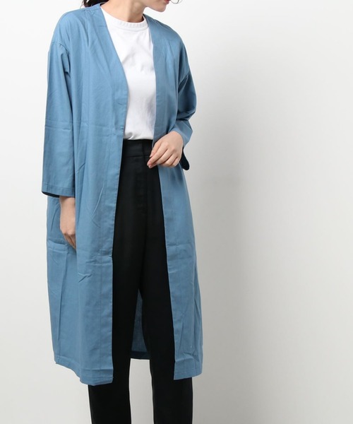 aimoha（アイモハ）の「ロングカーディガン (SS)（カーディガン/ボレロ・レディース・ネイビー/カーキ/グリーン/ベージュ/オレンジ/ダークグレー/グレー系/カーキ系/イエロー/ブルー/ブラック/チョコ/ブラック系その他/ベージュ系その他/グリーン系その他・FREE/LARGE/MEDIUM）」の13枚目の写真