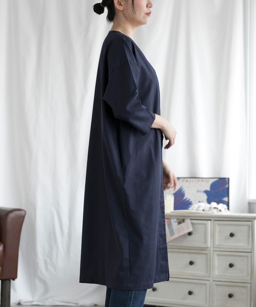 aimoha（アイモハ）の「ロングカーディガン (SS)（カーディガン/ボレロ・レディース・ネイビー/カーキ/グリーン/ベージュ/オレンジ/ダークグレー/グレー系/カーキ系/イエロー/ブルー/ブラック/チョコ/ブラック系その他/ベージュ系その他/グリーン系その他・FREE/LARGE/MEDIUM）」の18枚目の写真