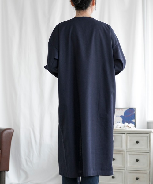 aimoha（アイモハ）の「ロングカーディガン (SS)（カーディガン/ボレロ・レディース・ネイビー/カーキ/グリーン/ベージュ/オレンジ/ダークグレー/グレー系/カーキ系/イエロー/ブルー/ブラック/チョコ/ブラック系その他/ベージュ系その他/グリーン系その他・FREE/LARGE/MEDIUM）」の21枚目の写真