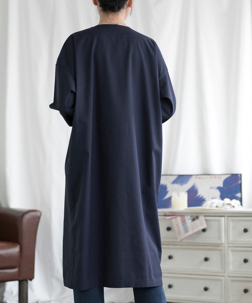 aimoha（アイモハ）の「ロングカーディガン (SS)（カーディガン/ボレロ・レディース・ネイビー/カーキ/グリーン/ベージュ/オレンジ/ダークグレー/グレー系/カーキ系/イエロー/ブルー/ブラック/チョコ/ブラック系その他/ベージュ系その他/グリーン系その他・FREE/LARGE/MEDIUM）」の22枚目の写真