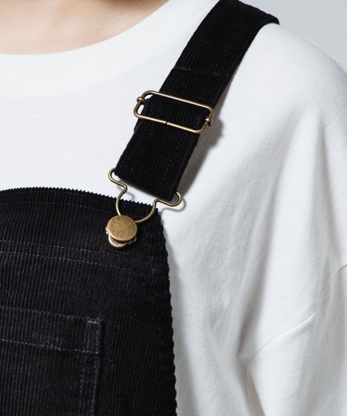 WEGO(ウィゴー)の「WEGO/コーデュロイジャンパースカート(ジャンパースカート・レディース・ブラック/ブラウン/アイボリー・SMALL/MEDIUM)」の10枚目の写真