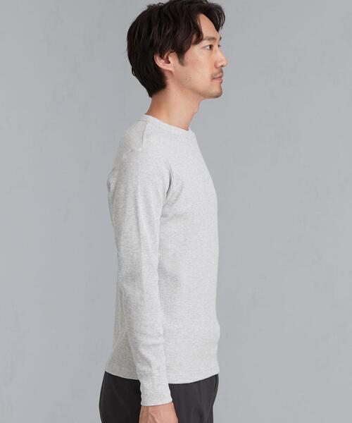 HANES（ヘインズ）の「[ ヘインズ ] SC ★ Hanes BEEFY サーマル 長袖 カットソー（Tシャツ/カットソー・メンズ・ホワイト/グレー/ブラック・X-LARGE/LARGE/SMALL/MEDIUM）」の12枚目の写真