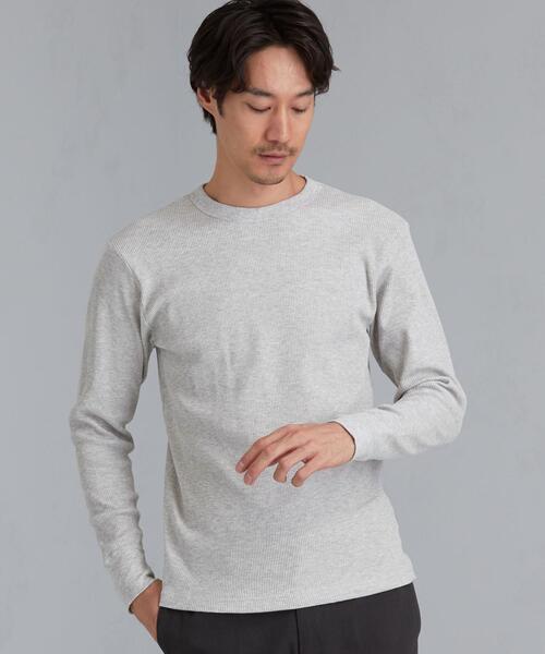 HANES（ヘインズ）の「[ ヘインズ ] SC ★ Hanes BEEFY サーマル 長袖 カットソー（Tシャツ/カットソー・メンズ・ホワイト/グレー/ブラック・X-LARGE/LARGE/SMALL/MEDIUM）」の10枚目の写真