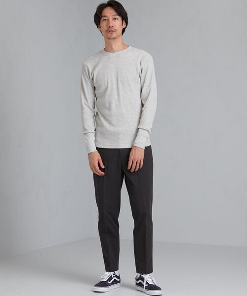 HANES（ヘインズ）の「[ ヘインズ ] SC ★ Hanes BEEFY サーマル 長袖 カットソー（Tシャツ/カットソー・メンズ・ホワイト/グレー/ブラック・X-LARGE/LARGE/SMALL/MEDIUM）」の9枚目の写真