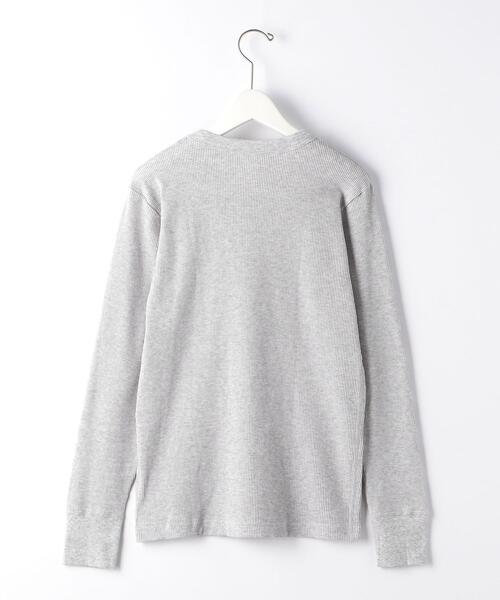 HANES（ヘインズ）の「[ ヘインズ ] SC ★ Hanes BEEFY サーマル 長袖 カットソー（Tシャツ/カットソー・メンズ・ホワイト/グレー/ブラック・X-LARGE/LARGE/SMALL/MEDIUM）」の7枚目の写真