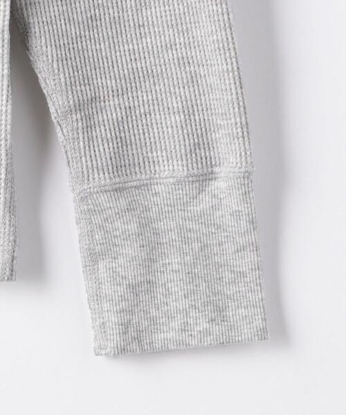 HANES（ヘインズ）の「[ ヘインズ ] SC ★ Hanes BEEFY サーマル 長袖 カットソー（Tシャツ/カットソー・メンズ・ホワイト/グレー/ブラック・X-LARGE/LARGE/SMALL/MEDIUM）」の5枚目の写真