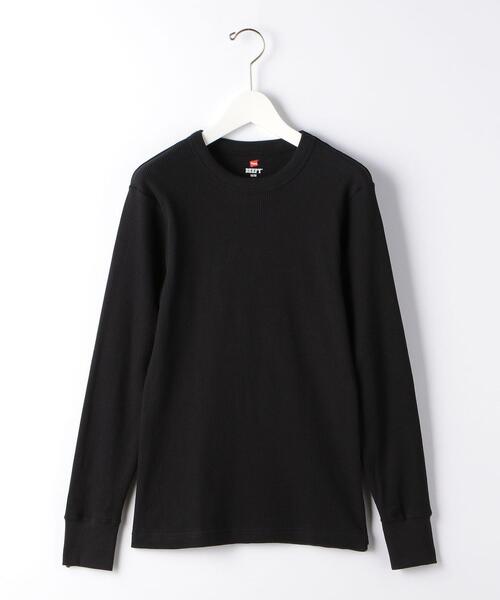 HANES（ヘインズ）の「[ ヘインズ ] SC ★ Hanes BEEFY サーマル 長袖 カットソー（Tシャツ/カットソー・メンズ・ホワイト/グレー/ブラック・X-LARGE/LARGE/SMALL/MEDIUM）」の18枚目の写真