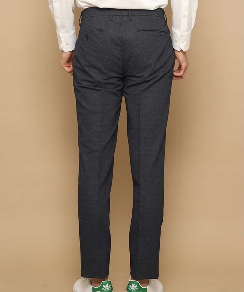 MICHEL KLEIN HOMME (ミッシェルクランオム)の「【洗える】パンツ(カラミハウンドツース)(その他パンツ・メンズ・ライトグレー/ネイビー・46/48/51)」の5枚目の写真