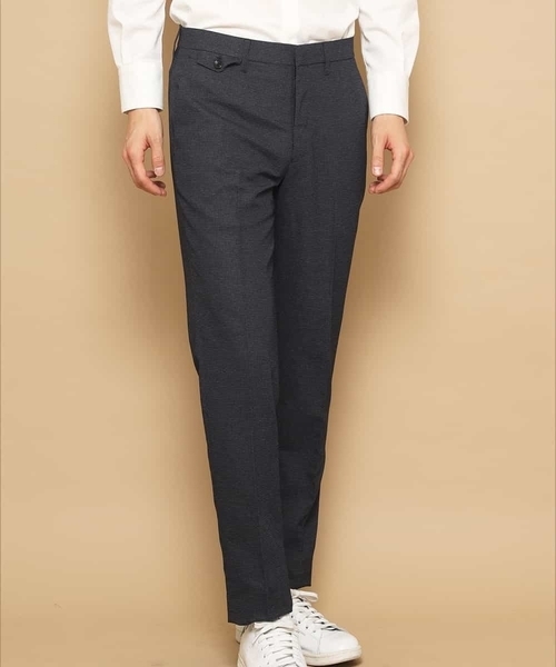 MICHEL KLEIN HOMME (ミッシェルクランオム)の「【洗える】パンツ(カラミハウンドツース)(その他パンツ・メンズ・ライトグレー/ネイビー・46/48/51)」の10枚目の写真
