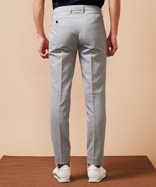 MICHEL KLEIN HOMME (ミッシェルクランオム)の「【洗える】パンツ(カラミハウンドツース)(その他パンツ・メンズ・ライトグレー/ネイビー・46/48/51)」の15枚目の写真