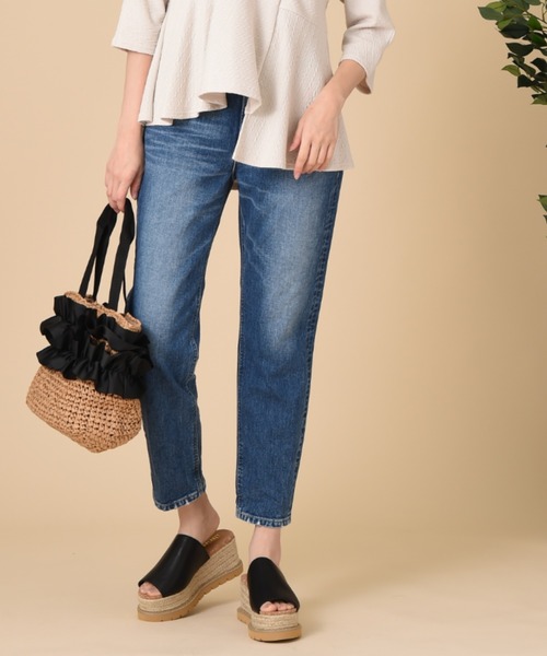 Lee(リー)の「【Lee】NARROW(デニムパンツ・レディース・ブルー/アイボリー・SMALL/MEDIUM)」の5枚目の写真