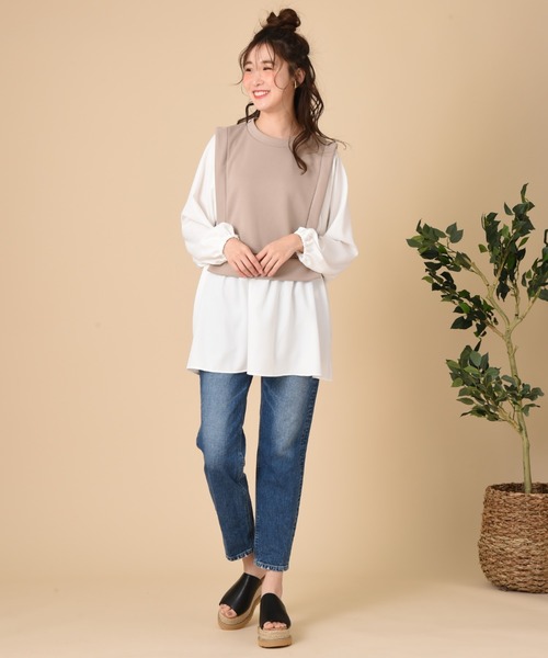 Lee(リー)の「【Lee】NARROW(デニムパンツ・レディース・ブルー/アイボリー・SMALL/MEDIUM)」の9枚目の写真